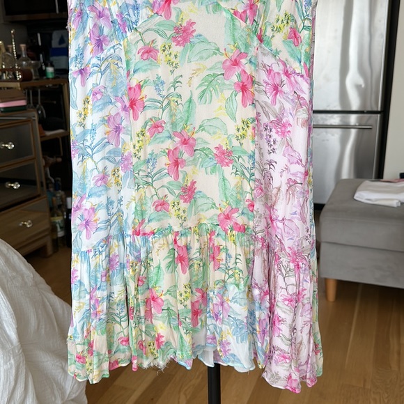 LoveShackFancy Flower Mini Dress - Picture 3 of 12